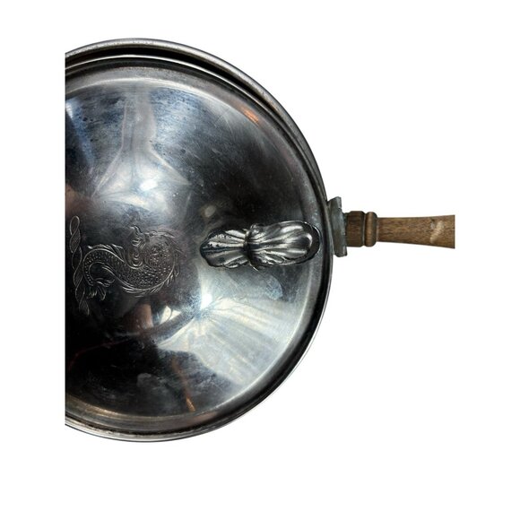 Antique Silver Plated Sheffield Silver Silent Butler 6.5” - Picture 8 of 14